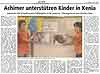 Achimer Kreisblatt vom 4.9.2007: Achimer unterst�tzen Kinder in Kenia